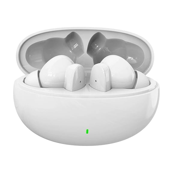 White For An Enhanced Audio Experience, Bluetooth 5.3 In Ear Wireless Earbuds With 13Mm Copper Ring Speaker Offer 24H Playtime And Stereo Sound