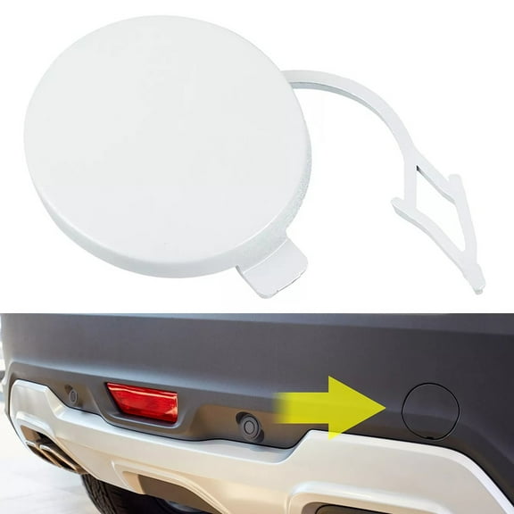 White For Golf 7 VII 2014-2017 Car Front Bumper Trailer Tow Hook Eye Cover Cap