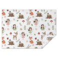 thumbnail image 1 of White Forest Fairy Pattern Rectangle Tablecloth 60"x84",Waterproof Polyester Rectangle Table Cloth, Wipeable Spillproof Polyester Tablecloth for Dining, Camping, Indoor and Outdoor, 1 of 5