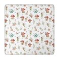 thumbnail image 1 of White Forest Fairy Pattern Square Fitted Tablecloth with Elastic Edge,Square Table Cover,Washable Elastic Table Cover for Home Kitchen Party Decor 34"x34", 1 of 6