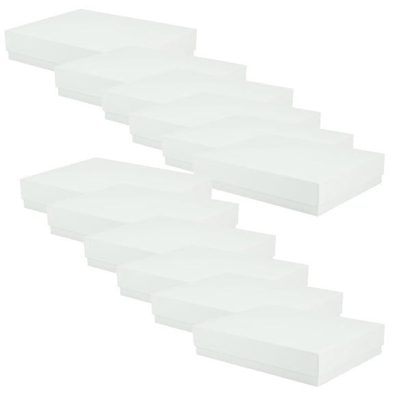 White Frame Box by Celebrate It – 6" x 8" and 10" x 12" Gift Boxes for 4" x 6" and 8" x 10" Frames - Ideal for Photos - Keepsakes & Special Occasions - 12 Pack