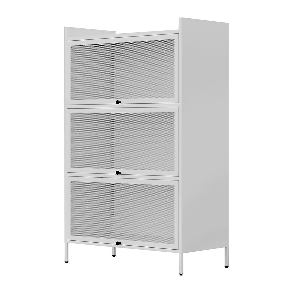 CCCCCAOLI White Freestanding Pantry Storage Cabinet with Retractable ...