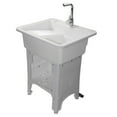 White Freestanding Plastic Utility Sinks Utility Sink Laundry Tub