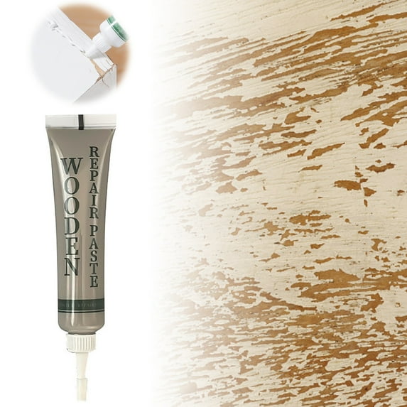 White French Grey Tea Colored Maple Wood 27g Solid Wood Floor Scratch Filling Paste Skirting Board Paint Peeling Repair With Tools