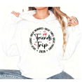 thumbnail image 1 of White Friends Trip 2026 Great Memories Great Times Print Hoodie Graphic Sweatshirt for BFF 2026 Travel Vacation Casual Matching Outfit Shirts Tops S-2XL, 1 of 6
