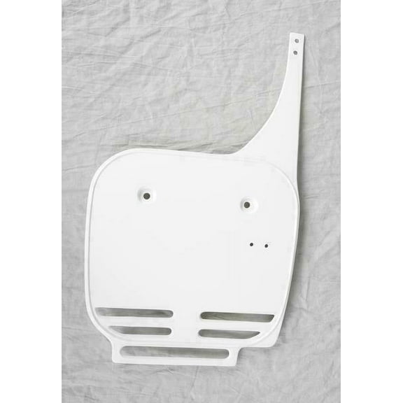 White Front Number Plate