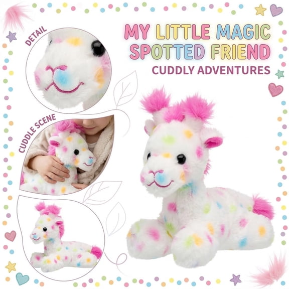 White Frosted Animal Cookie Giraffe Plush Toy Giraffe Plush Toys 7.87 In Adorable Soft Giraffe Stuffed Doll Perfect New Year Gifts