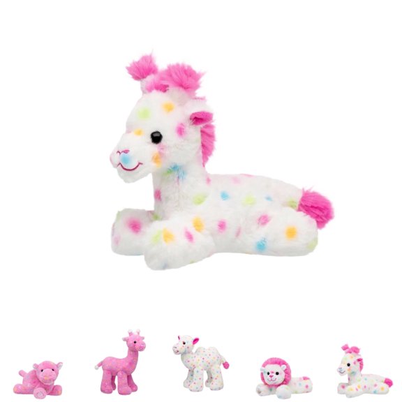 White Frosted Animal Giraffe Plush Luxury Plush Giraffe Stuffed Plush 6 Inch Super Soft Giraffe Stuffed Toy Collectible Toys for Fan