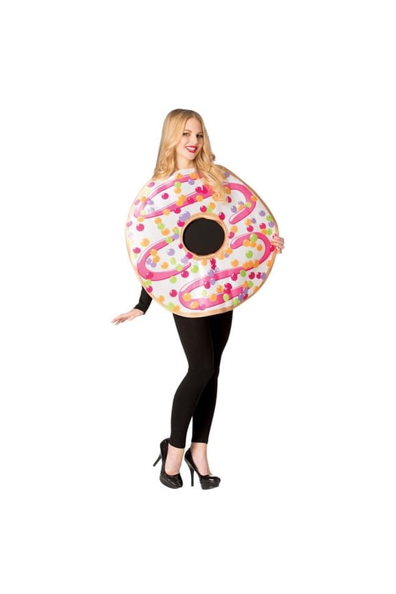 White Frosted Donut Costume