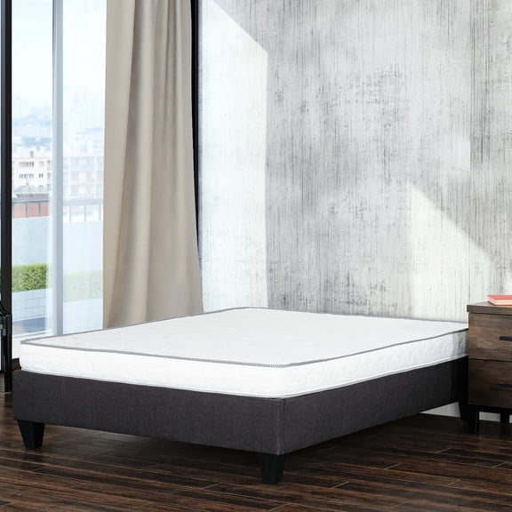 White Full Foam Mattress / Simple Assembly for Bedroom Setup