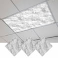 thumbnail image 1 of White Fur Patterned Magnetic Fluorescent Light Covers for Ceiling Lights 2x4Ft,Pure Solid Minimalist Modern Color Office Classroom Kitchen Drop Ceiling Light Covers Filters Shade Panel 3Packs, 1 of 9