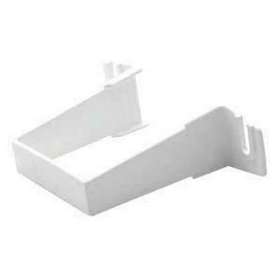 White GSW Clip Down Pipe Gutter