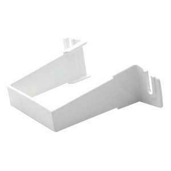 White GSW Clip Down Pipe Gutter