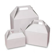 White Gable Boxes 9" X 6" X 6" | Quantity: 10 by Paper Mart