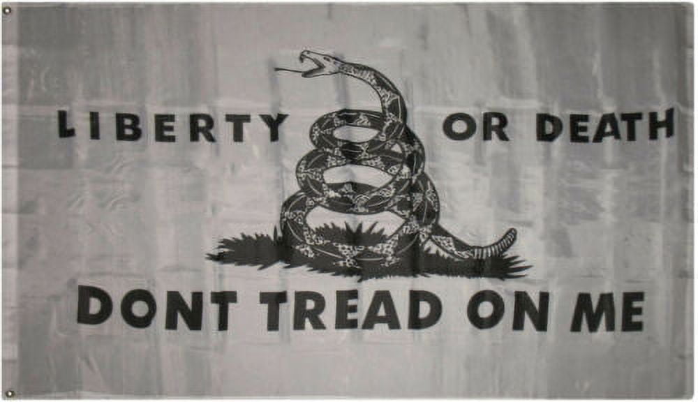 Bandiera Storica USA 'Liberty Or Death' 3x5 Piedi - Vintage, 100D Woven Poly-nylon - Foto 2