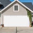thumbnail image 1 of White Garage Door Cover Banner 6 x 13 FT, Modern Minimalist Pure Soild Color Garage Door Curtains Backdrop with Grommets for Indoor Outdoor Wall Party Porch Yard Decorations Background, 1 of 9