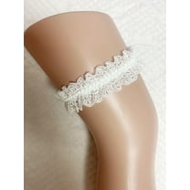 White Garters Lace for Bride Wedding Garter Lace Bridal Garter Party Leg Thigh Garters for Women