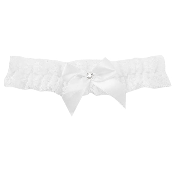 White Garters for Bride Wedding Garter Lace Bridal Garter Party Leg Thigh Garters for Women