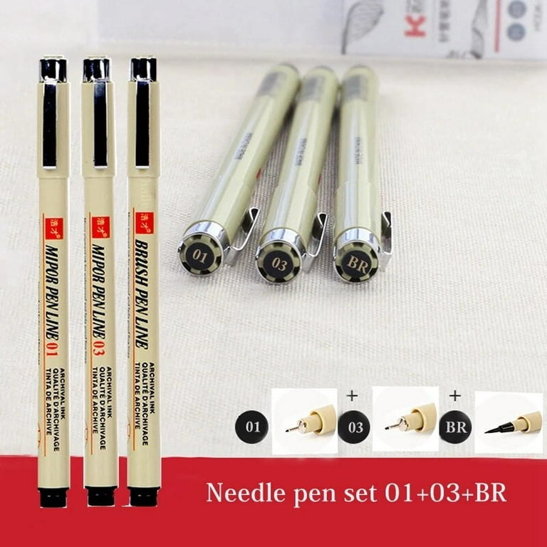 White Gel Pen set Highlight Paint White Marker Pen Fine Tip