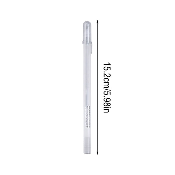 White Gel Pens for Art and Illustration - Fine Point Waterproof Gel Ink, Ideal for Sketching and Coloring, Perfect for Various Creative Projects, 2-Pack