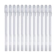 thumbnail image 1 of White Gel Pens Fine Point 0.8mm Tip for Art Drawing Illustration Sketching Waterproof Ink 12 Pack, 1 of 5