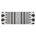 thumbnail image 1 of White Geometric Diamond Chevron Pattern Kitchen Rug Mat,Kitchen Runner Rugs Non Skid Washable,Decorative Kitchen Floor Mats for Kitchen,Sink,Laundry,17"x47.2", 1 of 7