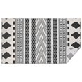 thumbnail image 1 of White Geometric Diamond Chevron Pattern Rectangle Tablecloth 60"x102",Waterproof Polyester Rectangle Table Cloth, Wipeable Spillproof Polyester Tablecloth for Dining, Camping, Indoor and Outdoor, 1 of 6
