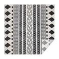 thumbnail image 1 of White Geometric Diamond Chevron Pattern Square Tablecloth,Waterproof Square Table Cover,Wipeable Spillproof Washable Table Cover for Home Kitchen Party Decor 52"x52"(132x132cm), 1 of 6