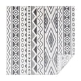 thumbnail image 1 of White Geometric Diamond Wave Pattern Square Tablecloth,Waterproof Square Table Cover,Wipeable Spillproof Washable Table Cover for Home Kitchen Party Decor 42"X42"(107x107cm), 1 of 6
