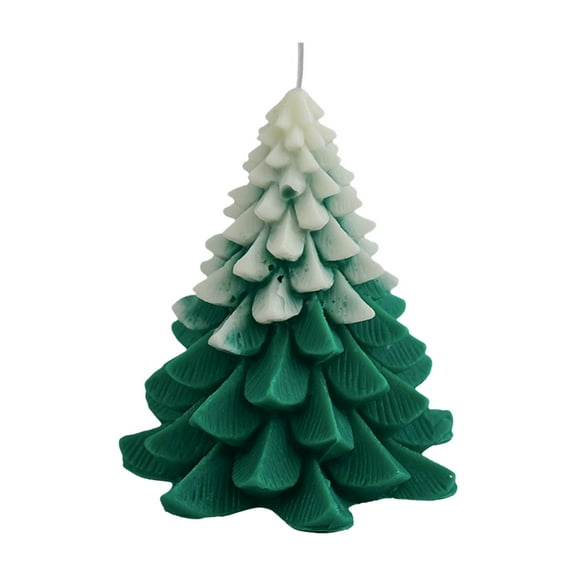 White Geometric Soy Wax Candle - 8-Hour Burn Aromatherapy for Home Decor & Gifts (2.4" Cube)