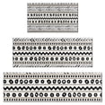 thumbnail image 1 of White Geometric Zigzag Circle Pattern Kitchen Rugs Sets Of 3,Kitchen Runner Rugs Non Skid Washable,Decorative Kitchen Floor Mats for Kitchen,Sink,Laundry,17"x30"+ 17"x47" + 17"x59", 1 of 6
