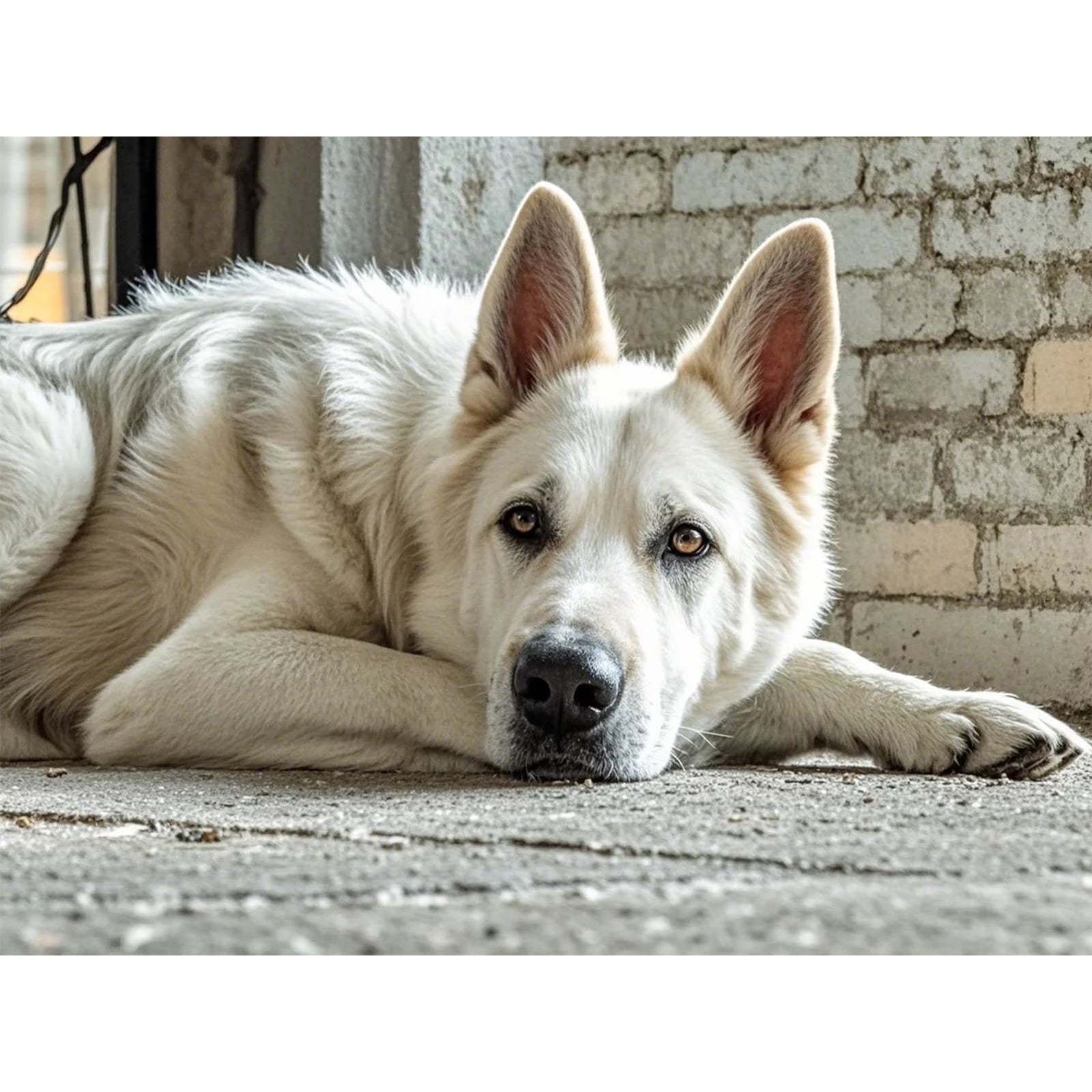 White German Shepherd Diamond Painting DIY Kits 5D Diamond Art Full