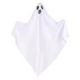 thumbnail image 1 of White Ghost Halloween Decorations, Spooky Hanging Ghost Ornaments, Outdoor Indoor Halloween Party Decor, Lightweight Durable Fabric, Halloween Hanging Decorations, 1 of 9