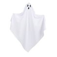 thumbnail image 1 of White Ghost Halloween Decorations, Spooky Hanging Ghost Ornaments, Outdoor Indoor Halloween Party Decor, Lightweight Durable Fabric, Halloween Hanging Decorations, 1 of 9