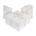 thumbnail image 1 of White Gift Boxes With Lids, Set Of 10, Ribbon Decorated Boxes For Christmas, Weddings, Bridal Showers, Parties, Versatile For Small Gifts, Treats, Or Favors, 1 of 4