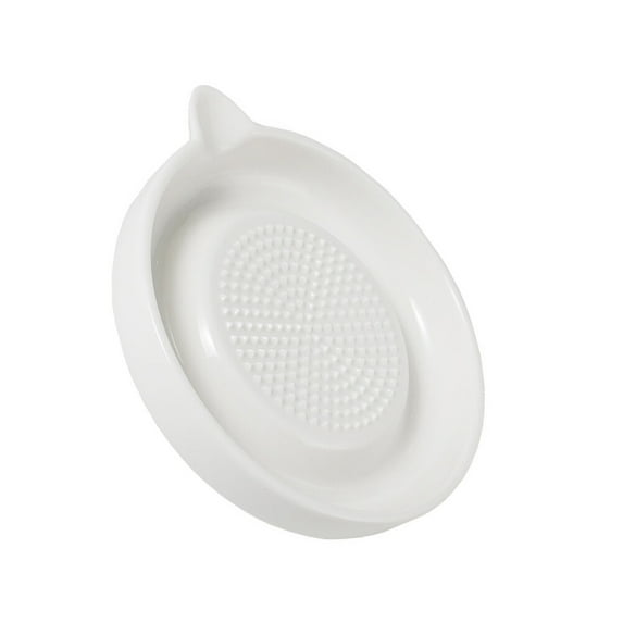 WASHWEPE Portable Ginger Garlic Grinder White Ceramic 1Set 5.3x4.5in