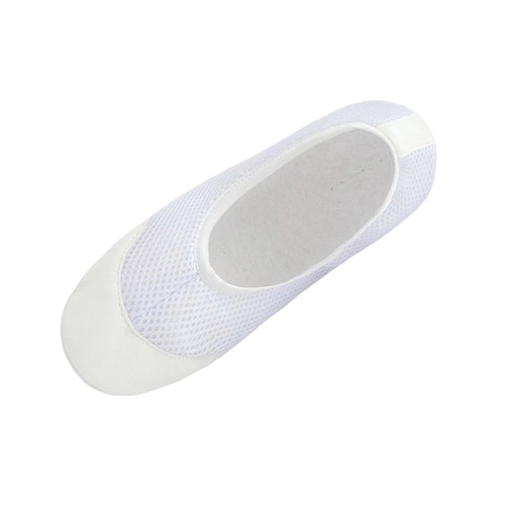 White Girls Practice Shoes With Soft Sole Cold Season Breathable Material Suitable For School