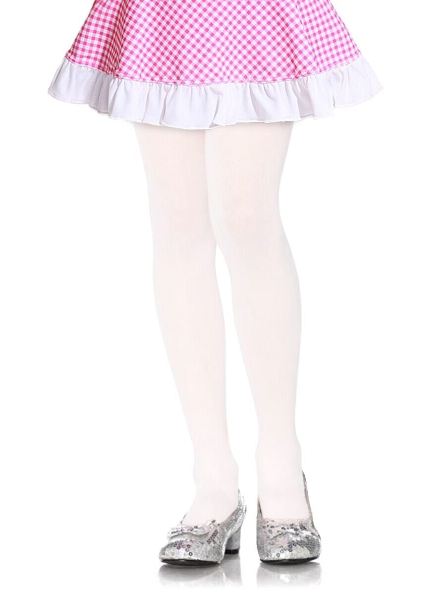 White Girls Soft Winter Footed Warm Tights Thick Opaque Stockings 0-14 Year Old