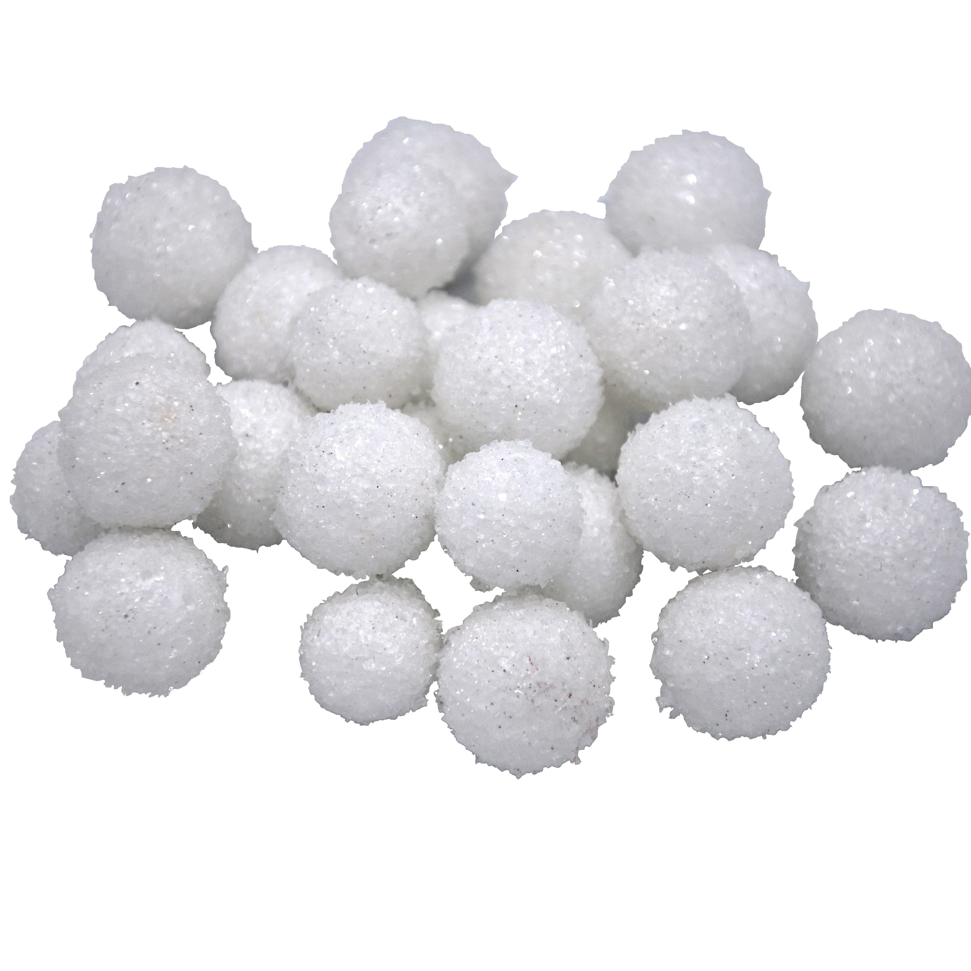 White Glitter Ball Decorative Filler by Ashland®Christmas Fillers