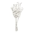 thumbnail image 1 of White Glitter Faux Berry Stems with Beaded Design, 15.7 Inch Artificial Christmas Picks for Tree and Vase Decoration, 1 of 4
