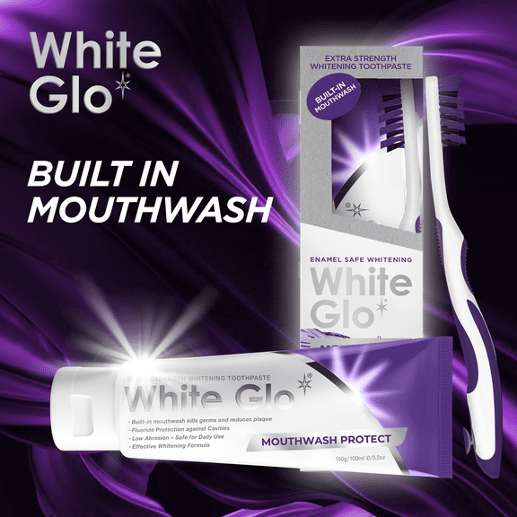 White Glo Mouthwash Protect Toothpaste