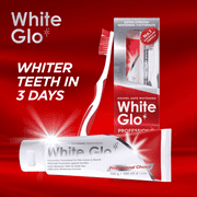 White Glo Professional Choice Whitening Toothpaste, Fluoride Toothpaste for Stain Removal and Daily Care