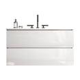 thumbnail image 1 of White Glossy Vanity with Ceramic Basin / Silent Drawers, Durable Build, 1 of 2