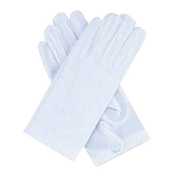 White Gloves W/snaps