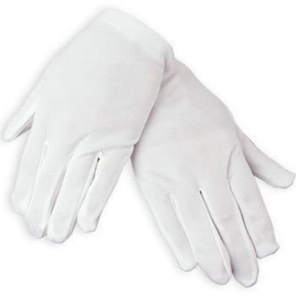 White Gloves (pair) - Party Supplies