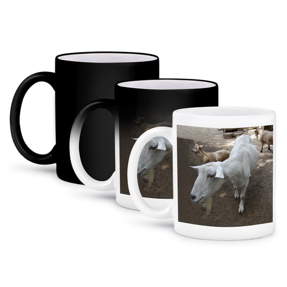 White Goat Mug 11oz