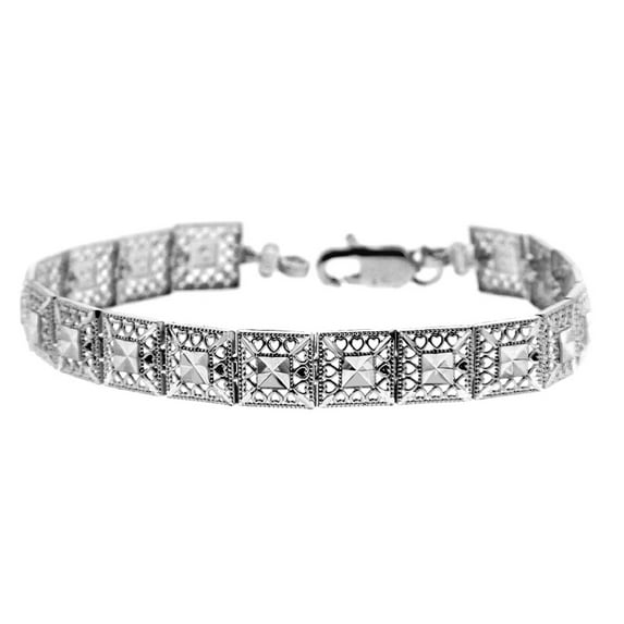 White Gold Bracelet - The Alia Bracelet