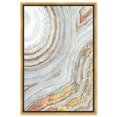 thumbnail image 1 of White Gold Canvas Elegant White and Gold Art by Art Remedy, Gold Frame, 24" x 36", 1 of 7