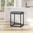White Gold Counter Height Stools Bar Stools for Kitchen Counter 24 Inch
