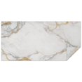 thumbnail image 1 of White Gold Marble Pattern Rectangle Tablecloth 60"x120",Waterproof Polyester Rectangle Table Cloth, Wipeable Spillproof Polyester Tablecloth for Dining, Camping, Indoor and Outdoor, 1 of 6